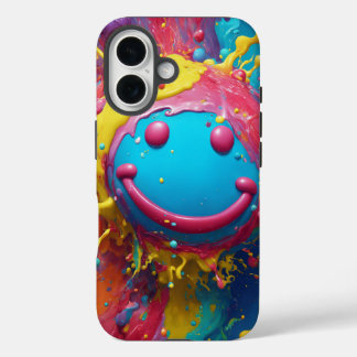 Vibrant Color Splash Mobile Case – Bold and Eye-Ca