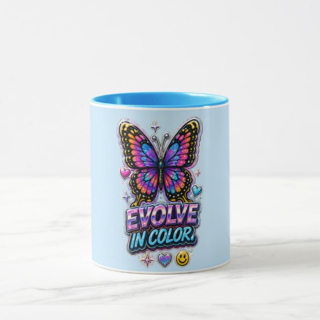 Vibrant Color Splash Mug (Center)