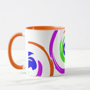 Vibrant Colored Modern Artistic Design Mug