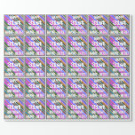 [ Thumbnail: Vibrant, Colorful 31st Birthday + Custom Name Wrapping Paper ]