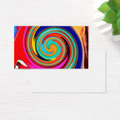 Vibrant Colorful Abstract Swirl of Melted Crayons (Desk)