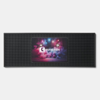 Vibrant Colorful Bar Mat for Office Kitchen