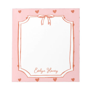 Vibrant Colorful Bold Colors Wavy Border Notepad