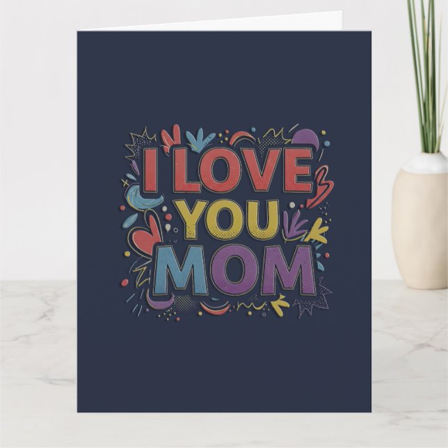 Vibrant Colorful Card (Front)