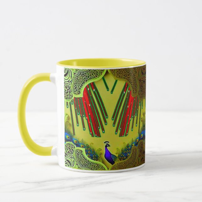 Vibrant Colorful Combo Mug – Perfect Size, Digital (Left)