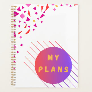 Vibrant & Colorful Geometric Planner