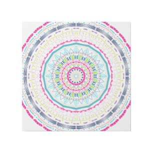 Vibrant Colorful Mandala Art