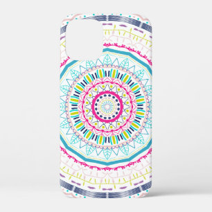 Vibrant Colorful Mandala Art iPhone 12 Mini Case