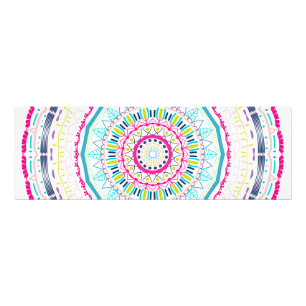 Vibrant Colorful Mandala Art Photo Print