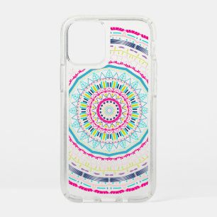 Vibrant Colorful Mandala Art Speck iPhone 12 Mini Case