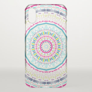 Vibrant Colorful Mandala Art iPhone XS Case