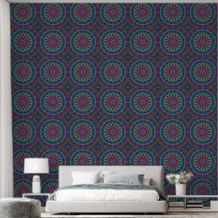 Vibrant Colorful Mandala Art Wallpaper
