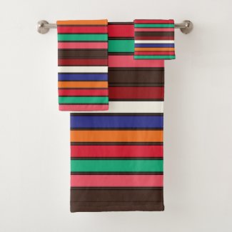 Vibrant Colorful Stripes Housewarming