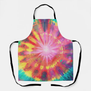Vibrant Colorful Tie-Dye #1 Apron