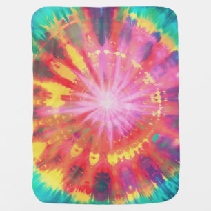 Vibrant Colorful Tie-Dye #1 Baby Blanket
