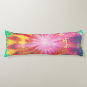 Vibrant Colorful Tie-Dye #1 Body Pillow