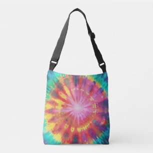 Vibrant Colorful Tie-Dye #1 Crossbody Bag
