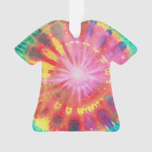 Vibrant Colorful Tie-Dye #1 Ornament