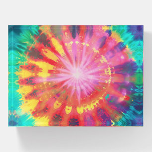 Vibrant Colorful Tie-Dye #1 Paperweight