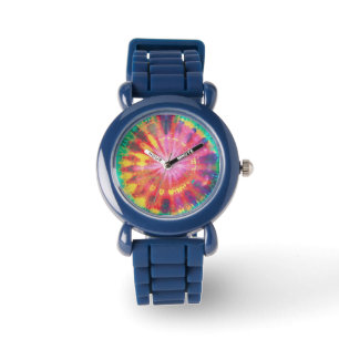 Vibrant Colorful Tie-Dye #1 Watch