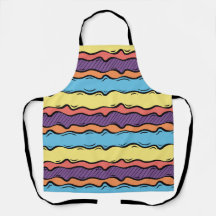 Vibrant Colorful Wavy Stripes
