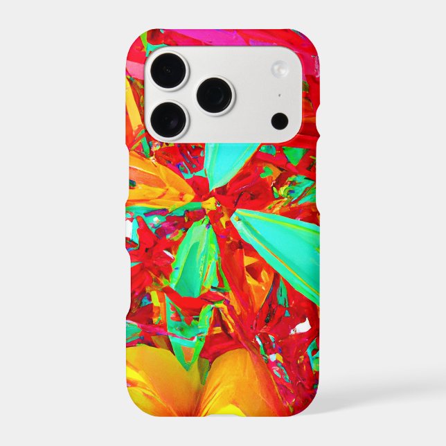 Vibrant Colors Abstract Pattern Iphone Case (Back)