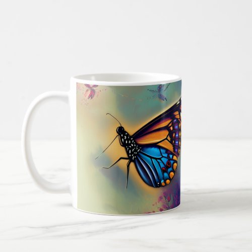 Vibrant Colors Butterfly 11 oz colorful Mug