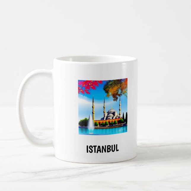 Vibrant Colors ISTANBUL  Coffee Mug (Left)