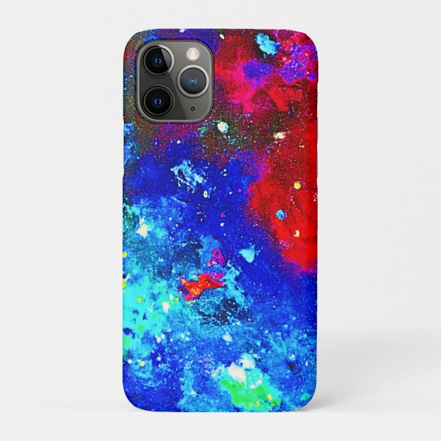 Vibrant Colors Of Nebula Pattern Case-Mate iPhone Case (Back)