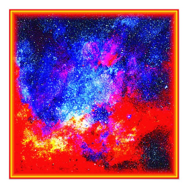Vibrant Colors of Nebulae. Buy Now Photo Print (Front)