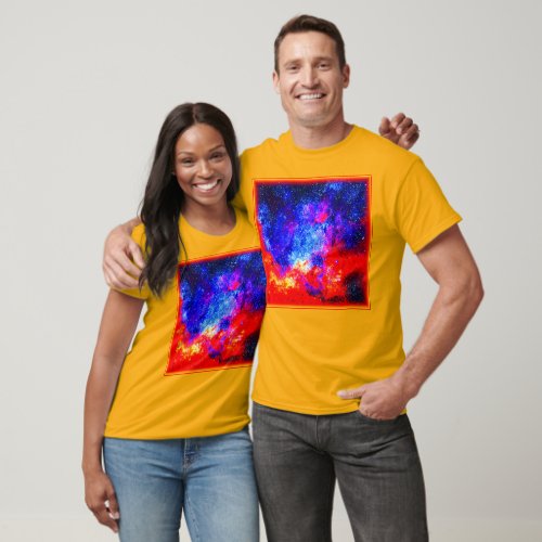 Vibrant Colors of Nebulae Buy Now T_Shirt