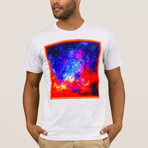 Vibrant Colors of Nebulae Buy Now T_Shirt