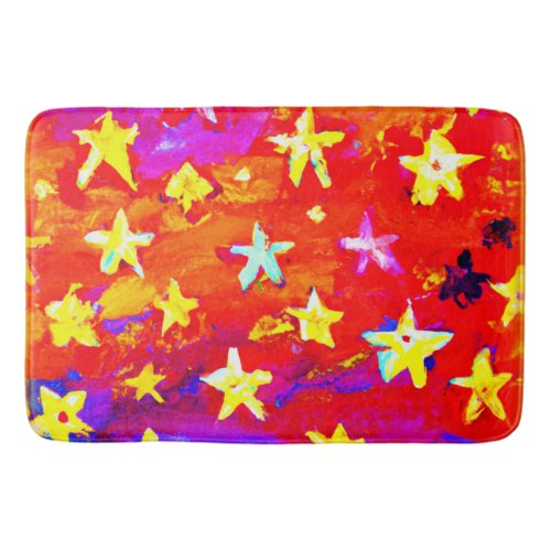 Vibrant Colors of Stars Buy Now Bath Mat