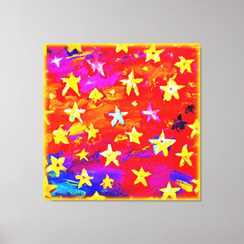 Vibrant Colors of Stars Buy Now Canvas Print