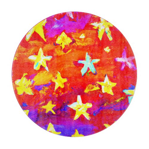 Vibrant Colors of Stars Buy Now Cutting Board