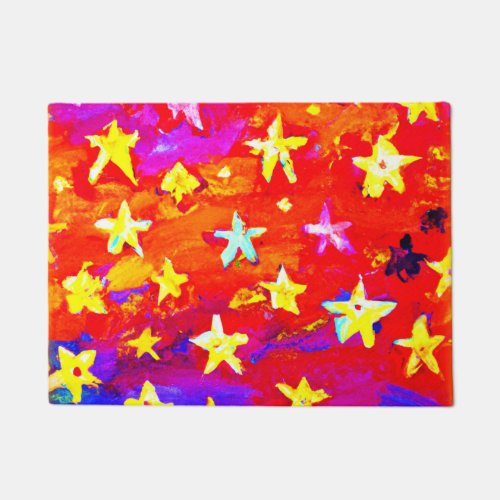 Vibrant Colors of Stars Buy Now Doormat