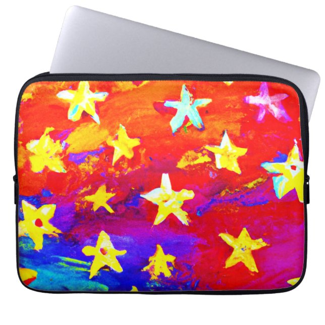 Vibrant Colors of Stars. Buy Now Laptop Sleeve (Front)