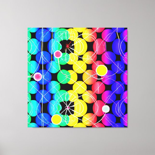 Vibrant Colors pattern  Canvas Print (Front)