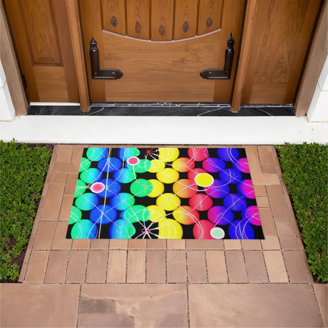 Vibrant Colors pattern  Doormat (Outdoor)