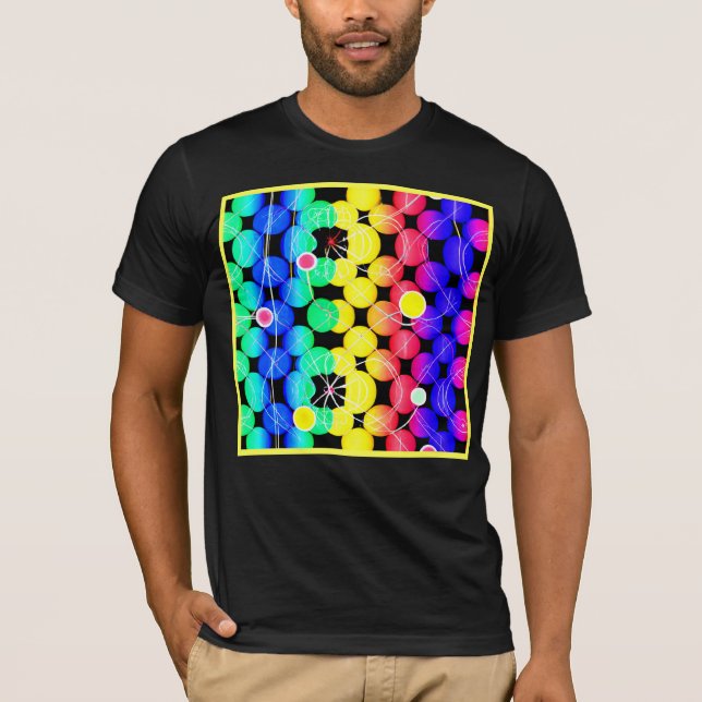 Vibrant Colors pattern  T-Shirt (Front)
