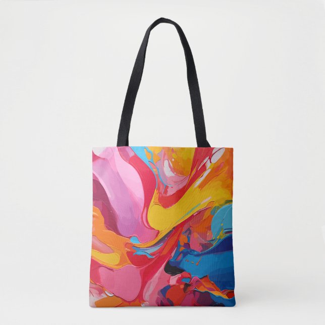 Vibrant Colors Tote Bag (Front)