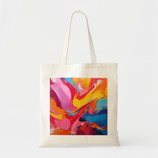 Vibrant Colors Tote Bag (Front)