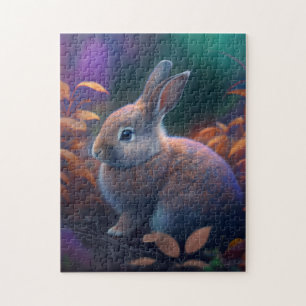 Vibrant Colourful Rabbit Puzzle