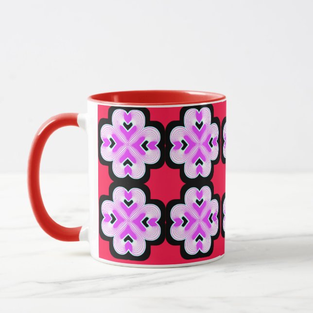 Vibrant Combo Mug – Perfect Size, Colorful Digital (Left)
