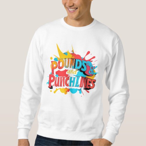 Vibrant Comedy Craze Sweatshirt