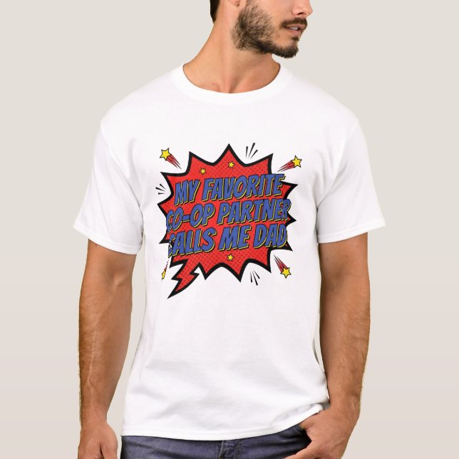 Vibrant Comic Pop Art T-Shirt (Front)
