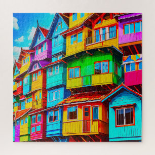 Vibrant Community  Jigsaw Puzzle