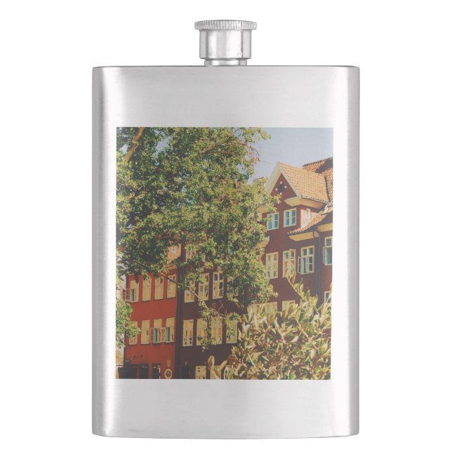 Vibrant Copenhagen  Flask (Front)
