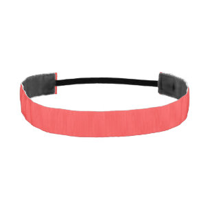 Vibrant Coral Color Customize This Athletic Headband