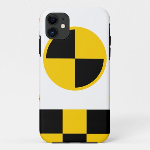 Vibrant Crash Test Markers iPhone 11 Case